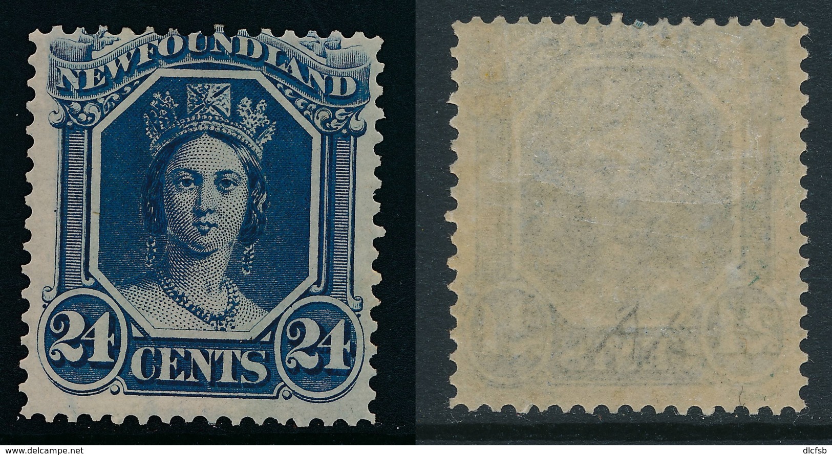 NEWFOUNDLAND, 1865 24c Thin Yellowish Paper Very Fine MM, SG30, Cat £50 - 1865-1902