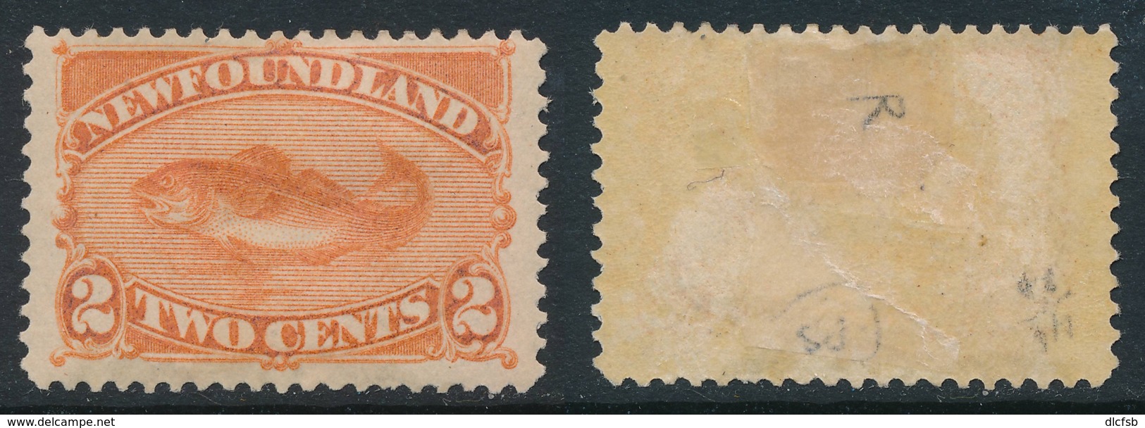 NEWFOUNDLAND, 1887 2c Orange MM, Cat £27 - 1865-1902