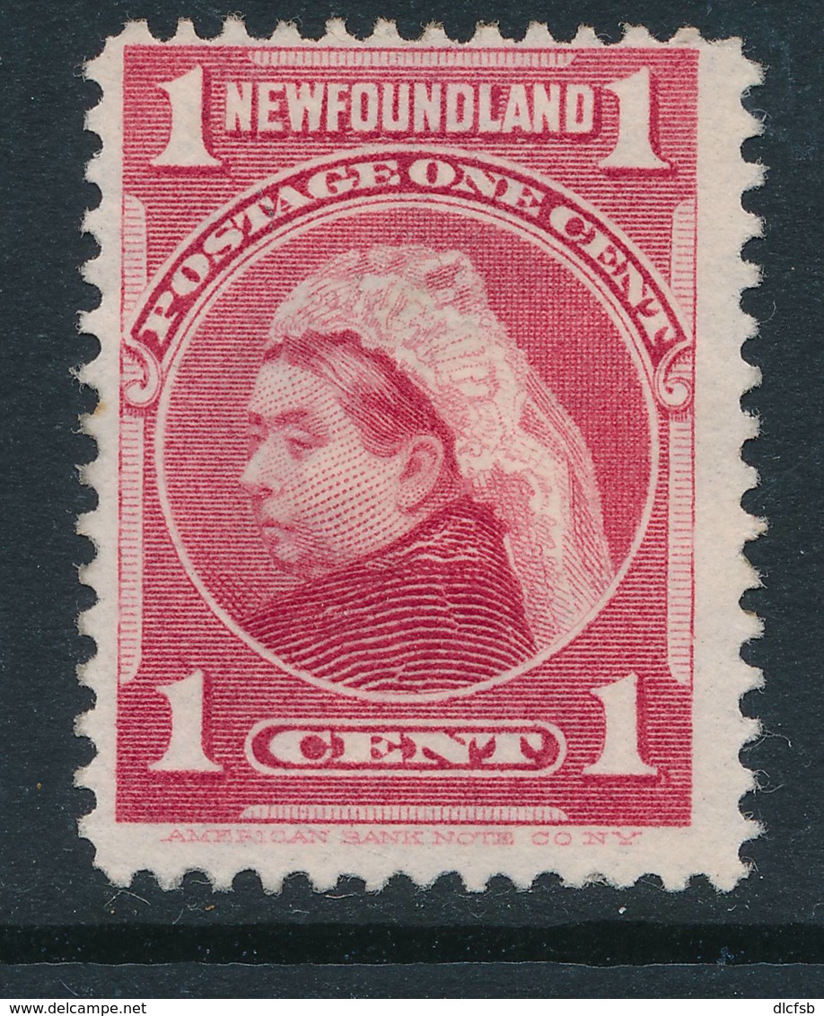 NEWFOUNDLAND, 1897 1c Carmine Fine, Unused No Gum - 1865-1902