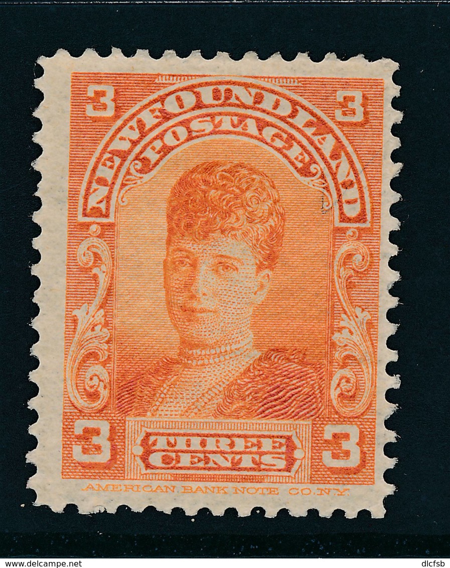 NEWFOUNDLAND, 1897 3c Red-orange Very Fine MM, SG88a, Cat £50 - 1865-1902