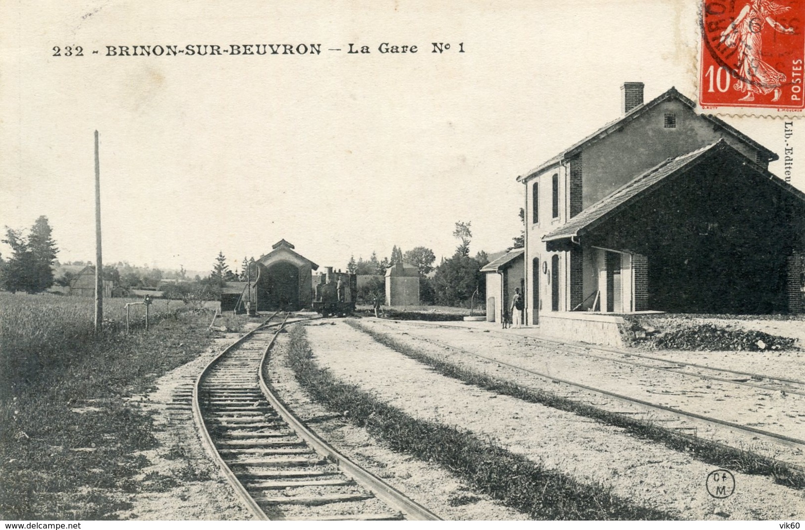 58   BRINON SUR BEUVRON  LA GARE - Brinon Sur Beuvron