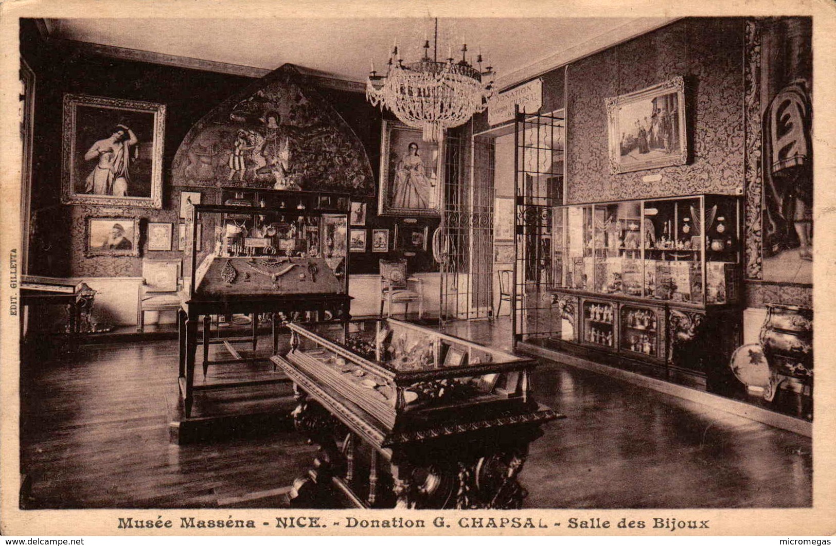 06 - NICE - Musée Masséna - Donation G. Chapsal - Salle Des Bijoux - Museos