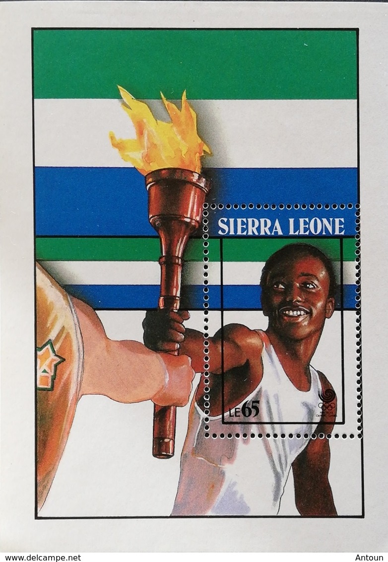 Sierra Leone  1989 Summer Olympics ,Seoul S/S - Sierra Leone (1961-...)