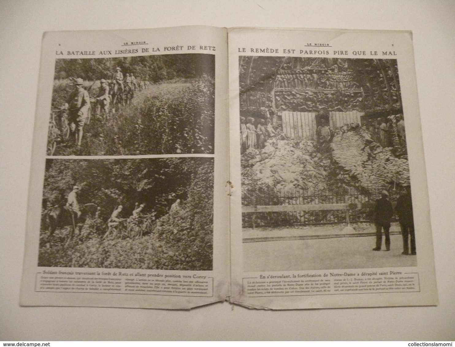 Le Miroir,la Guerre 1914-1918 - Journal N°238 - 16.6.1918 - Carte,opérations De L'Oise à La Marne,secteur Soissons-Reims - Guerra 1914-18