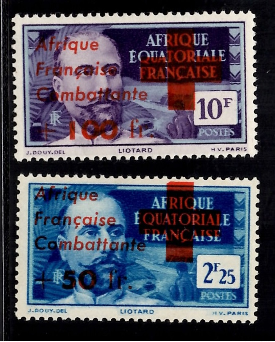 AEF France Libre Maury  N° 169/170 Neufs ** MNH. B/TB. A Saisir! - Neufs