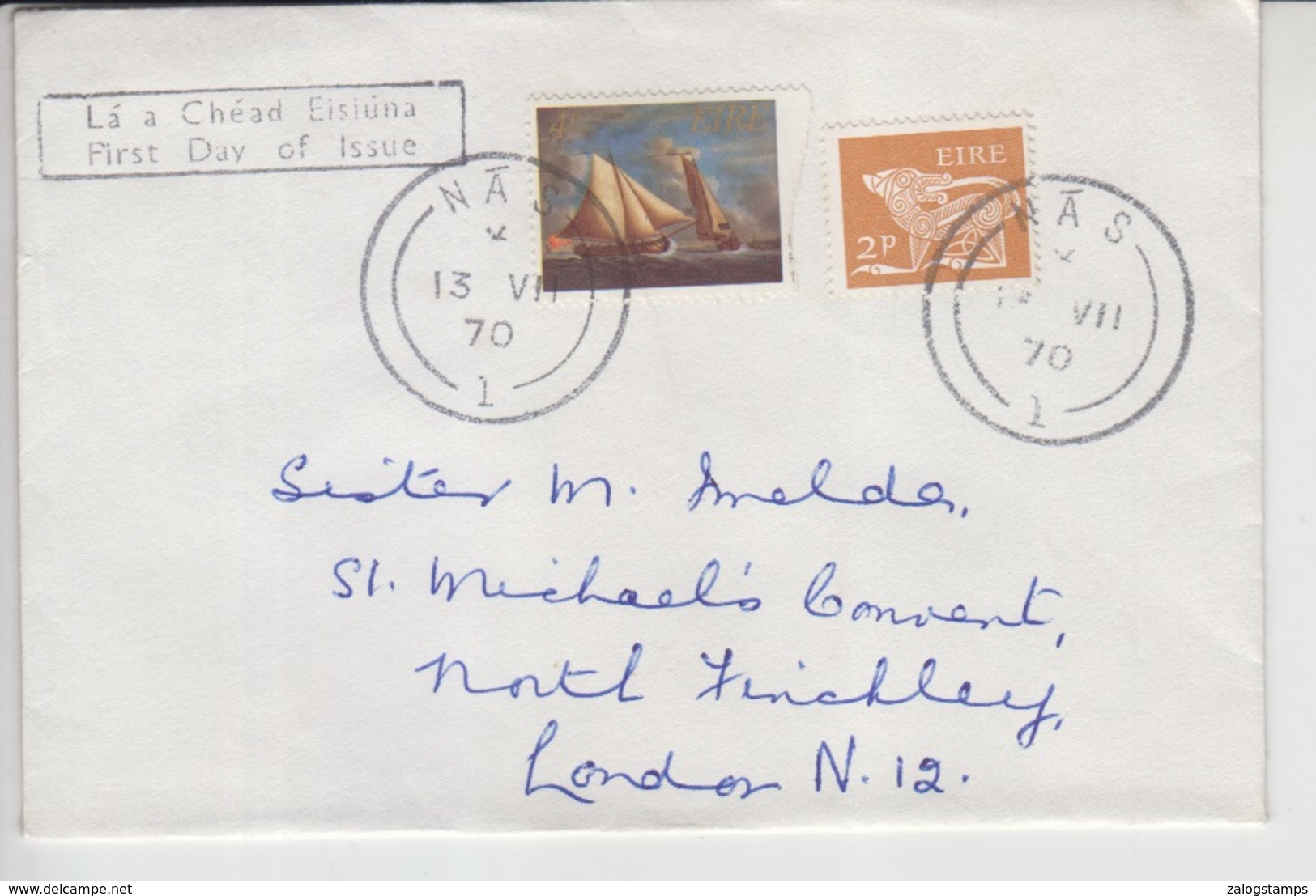 Ireland Airmail Cover To England, Red Cross   (A-446) - Covers & Documents