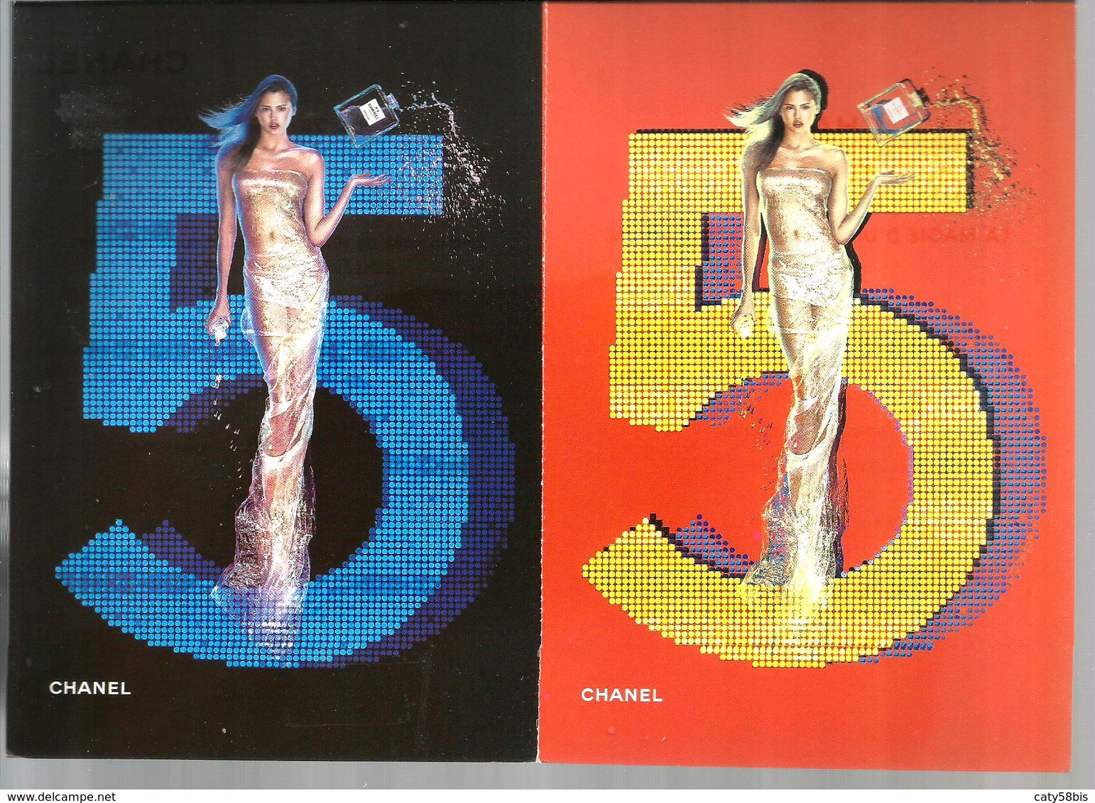 2 Cartes Postales  Chanel Douglas - Modernes (à Partir De 1961)