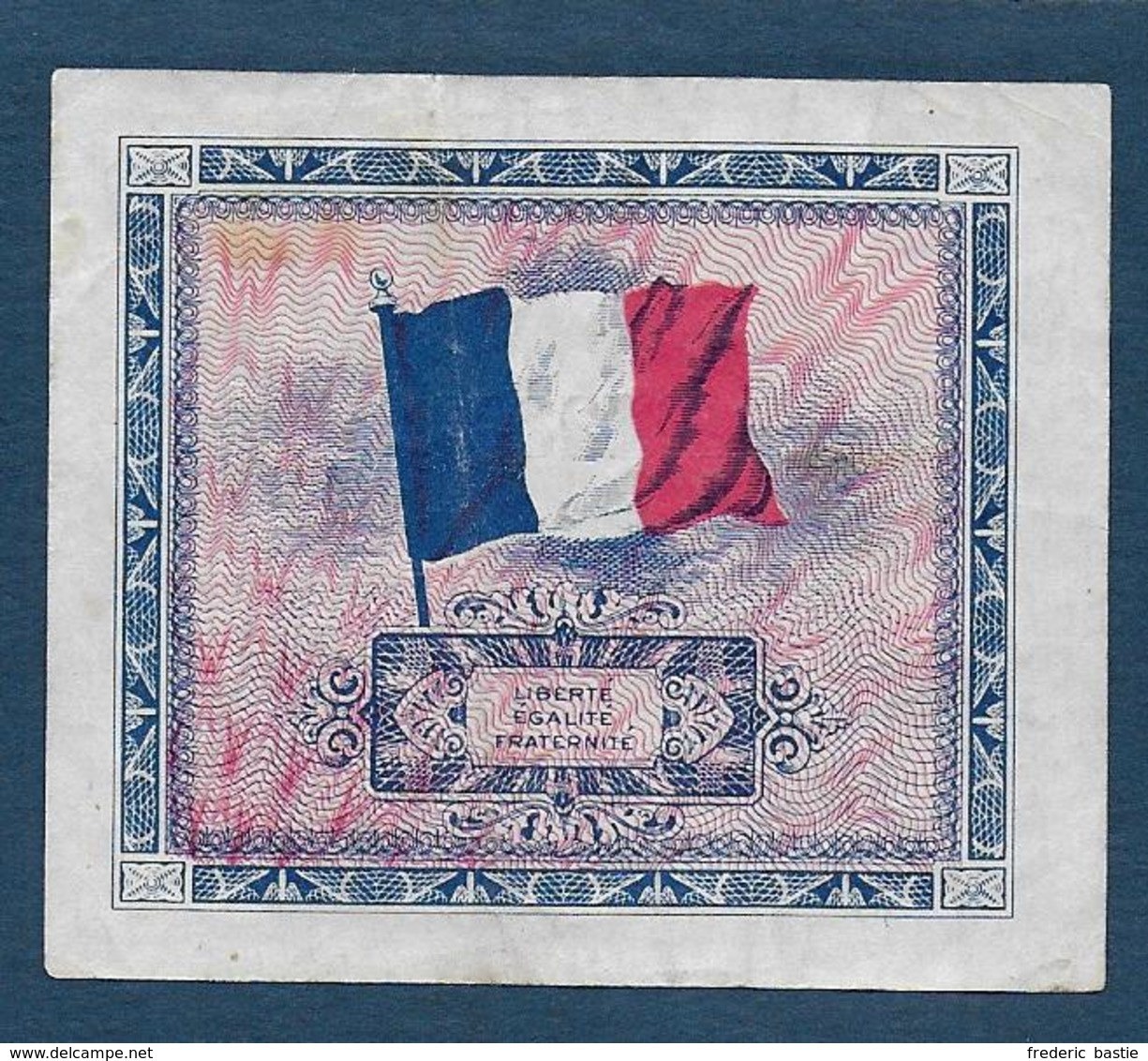 France - Billet De 5 F  ( Verso Drapeau )  Série 2 - 1944 Flagge/Frankreich