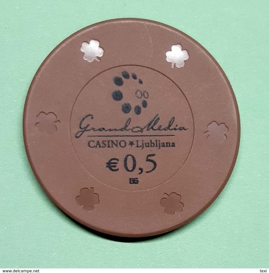 TOKEN JETON SLOVENIA  ( Casino Ljubljana 0,5 Eur) - Casino