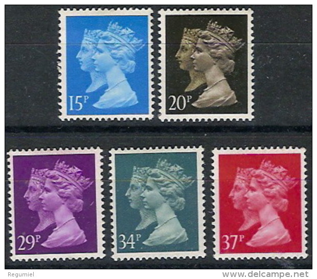 Gran Bretaña 1434/1438 ** MNH. 1990 - Nuevos