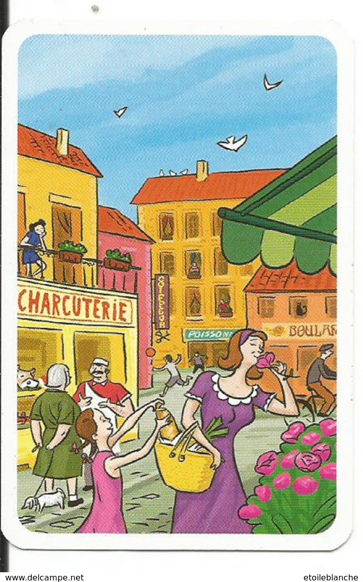 Métier, Cordonnier - Illustration, Humour, Commerce Chaussures, Bottes, Image, Dessin - Lot 6 Cartes, Jeu 7 Familles - Autres & Non Classés