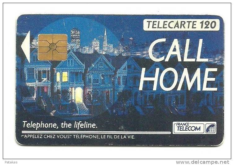 Télécarte 120 Call Home Téléphone - 1990