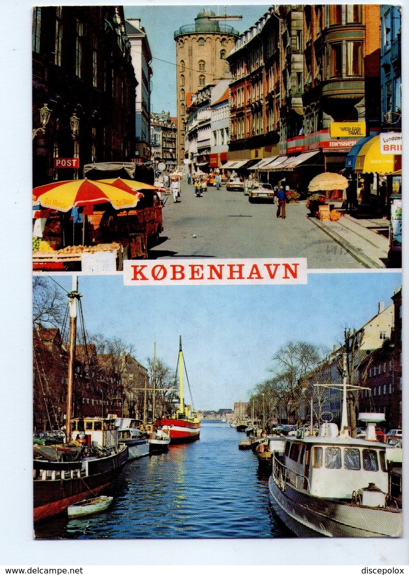 U3795 Postcard 1990 Kopenhagen + Nave Navi Navy Ship Bateaux + NICE TIMBRE - Storia Postale - Danimarca