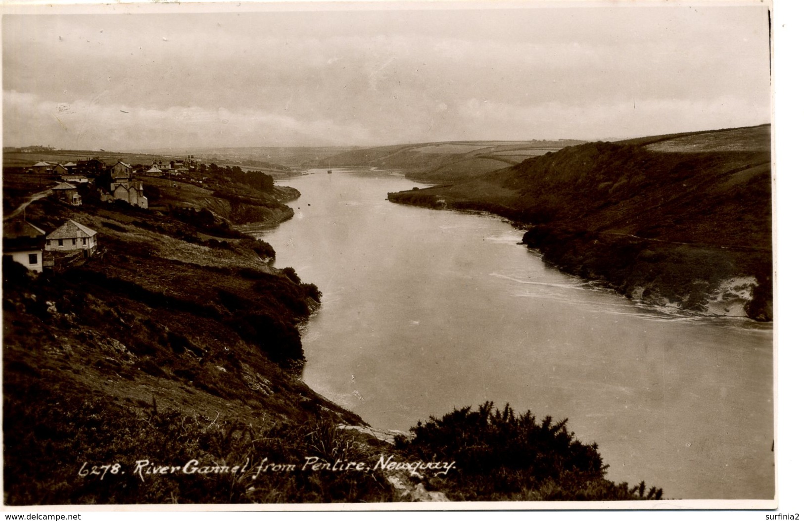 CORNWALL - CRANTOCK - RIVER GANNEL FROM PENTIRE RP Co791 - Newquay