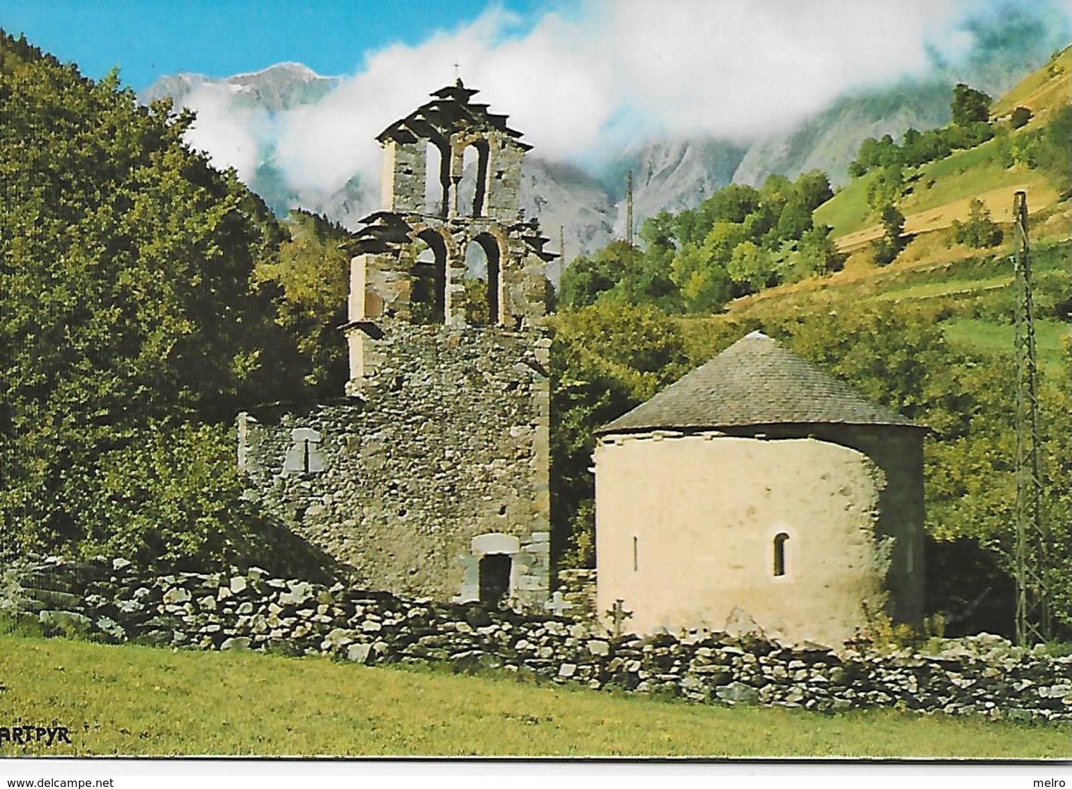 CPSM - Vallee D'Aure Route D'Espagne - La Chapelle Des Templiers. - Aragnouet