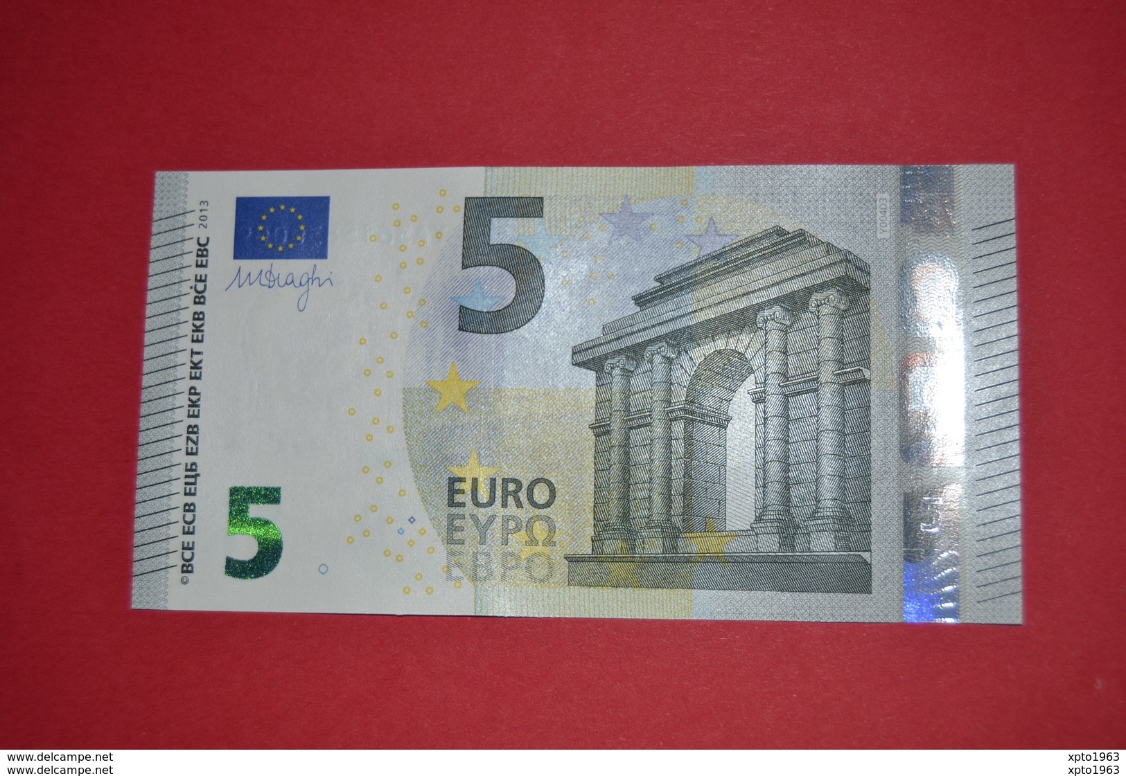 2x 5 EURO Y004D3 GREECE - Y004 D3 - (YA3615830009/YA3615829991) UNC NEUF FDS - 5 Euro