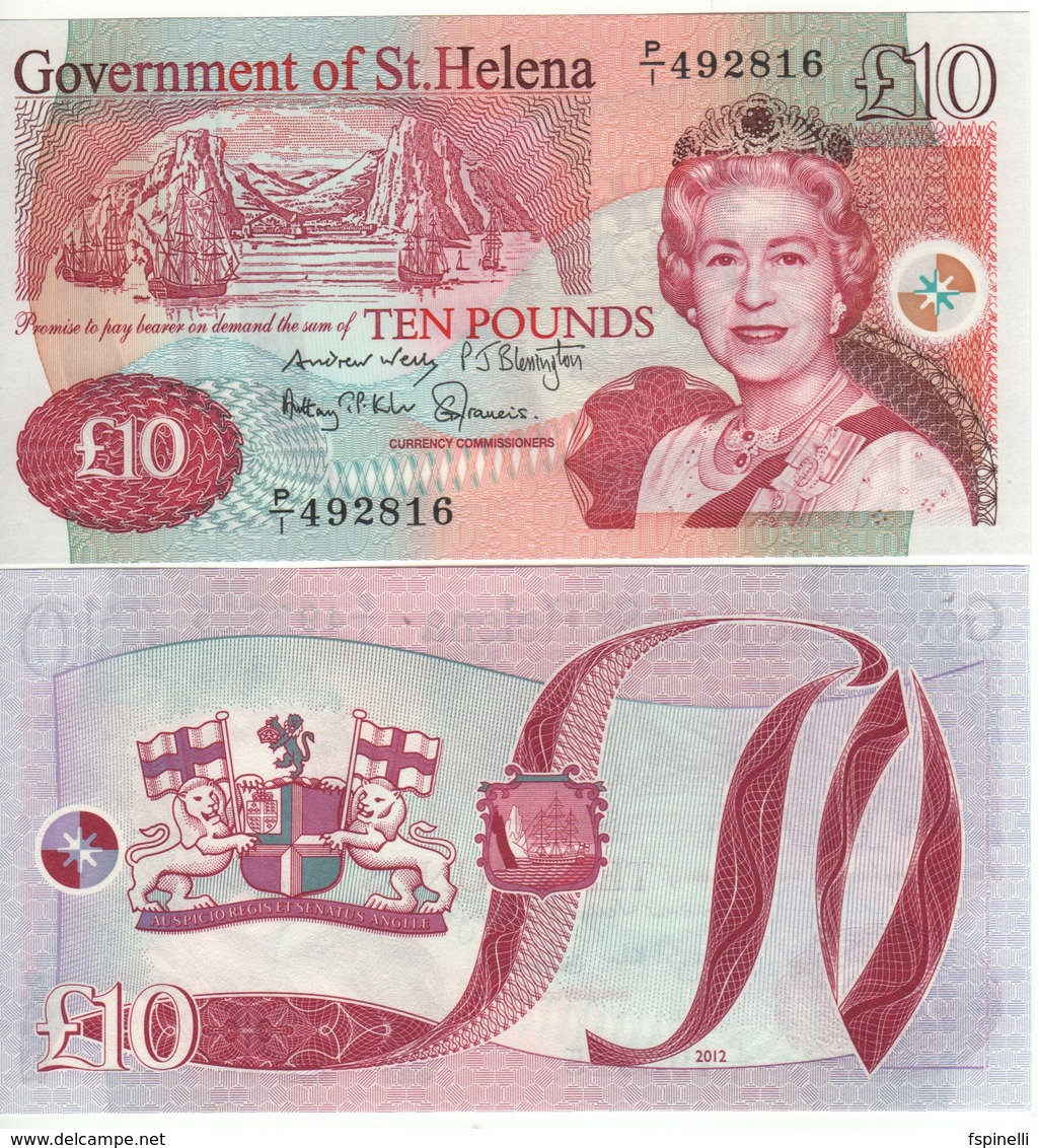 Saint HELENA £ 10   P12b   Dated  2012 - To Identify