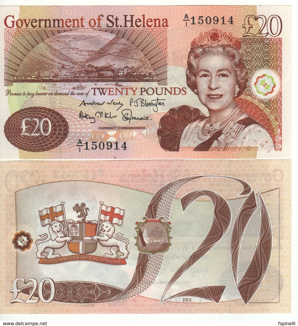 Saint HELENA £ 20   P13b   Dated  2012 - A Identifier