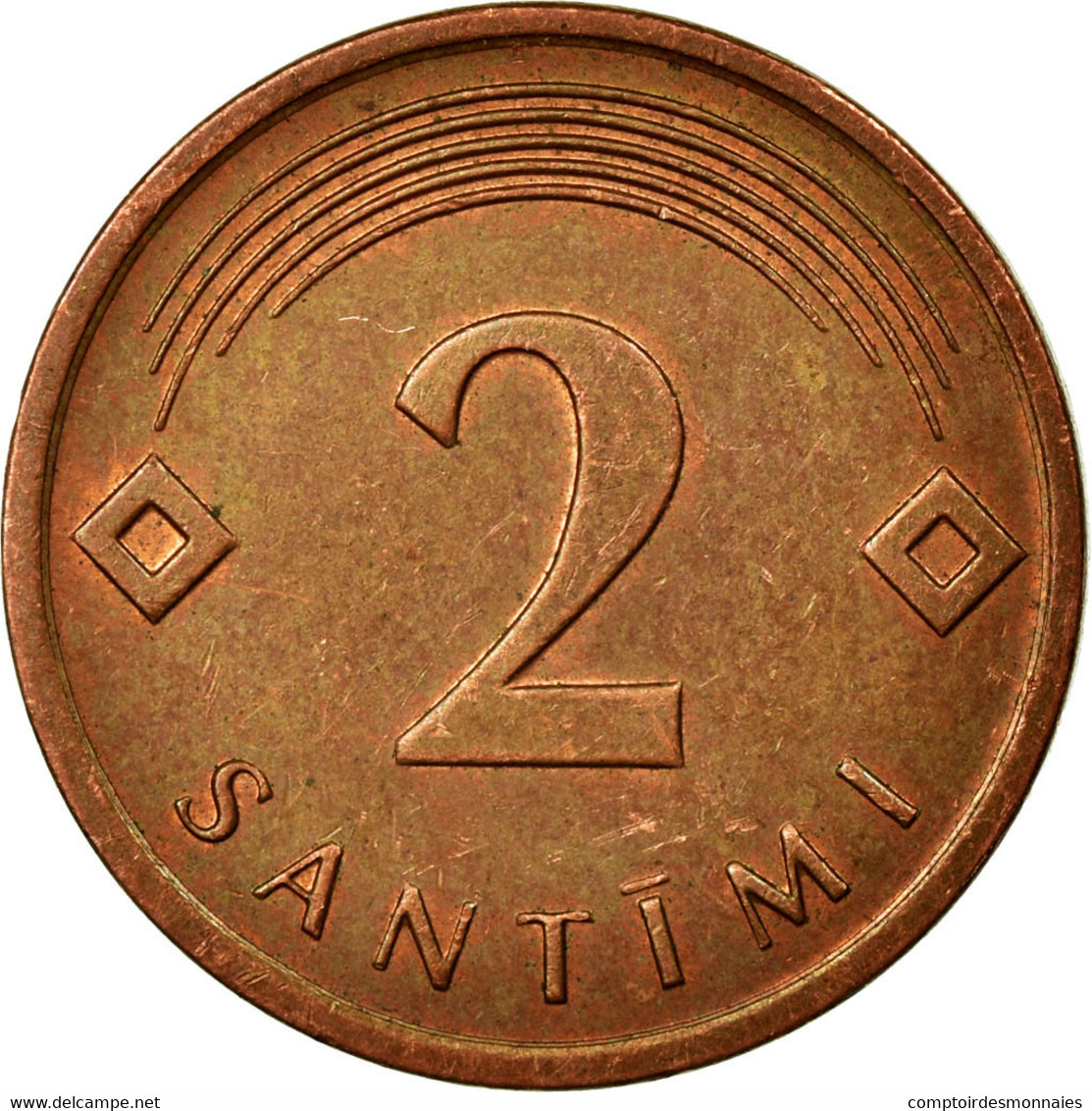 Monnaie, Latvia, 2 Santimi, 2009, TTB, Copper Clad Steel, KM:21 - Latvia