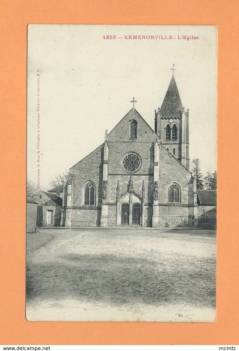 CPA  -  Ermenonville  - L'église - Ermenonville