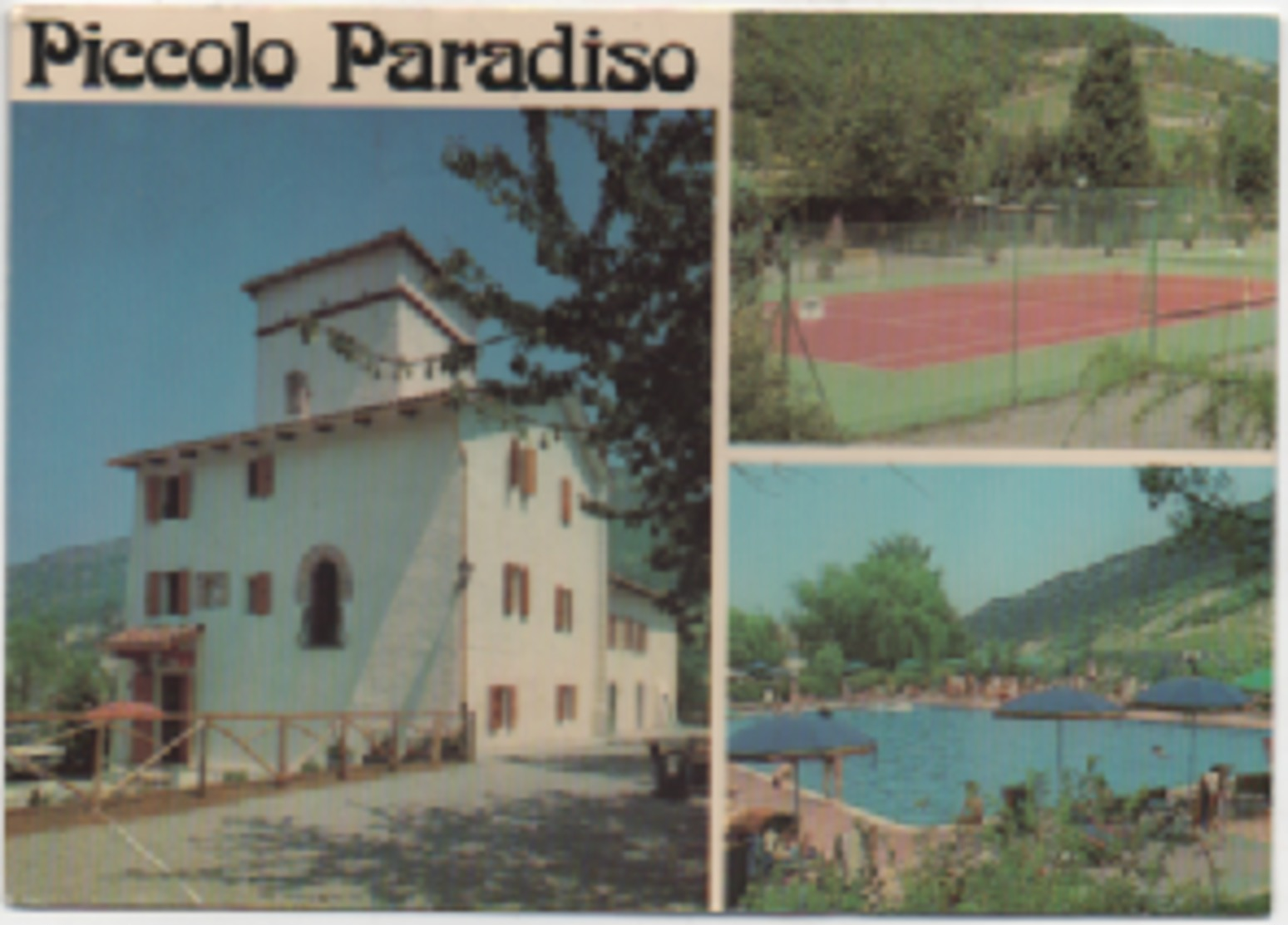 Sasso Marconi (Bologna): Camping Piccolo Paradiso. Non Viaggiata - Bologna