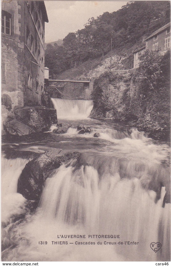 CPA - 1319. THIERS Cascade Du Creux De L'enfer - Thiers