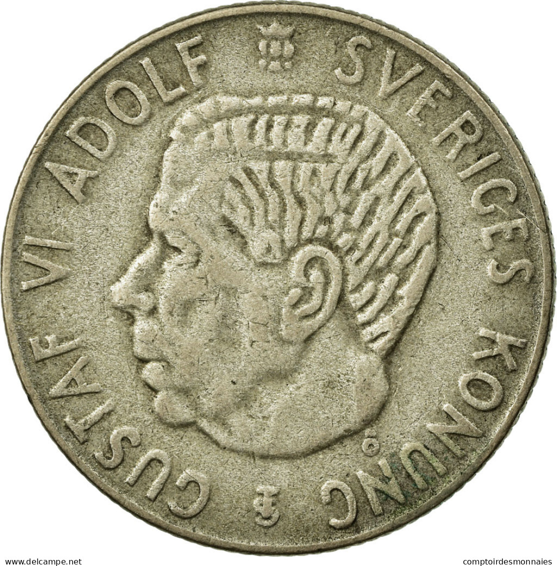 Monnaie, Suède, Gustaf VI, Krona, 1954, TTB, Argent, KM:826 - Sweden