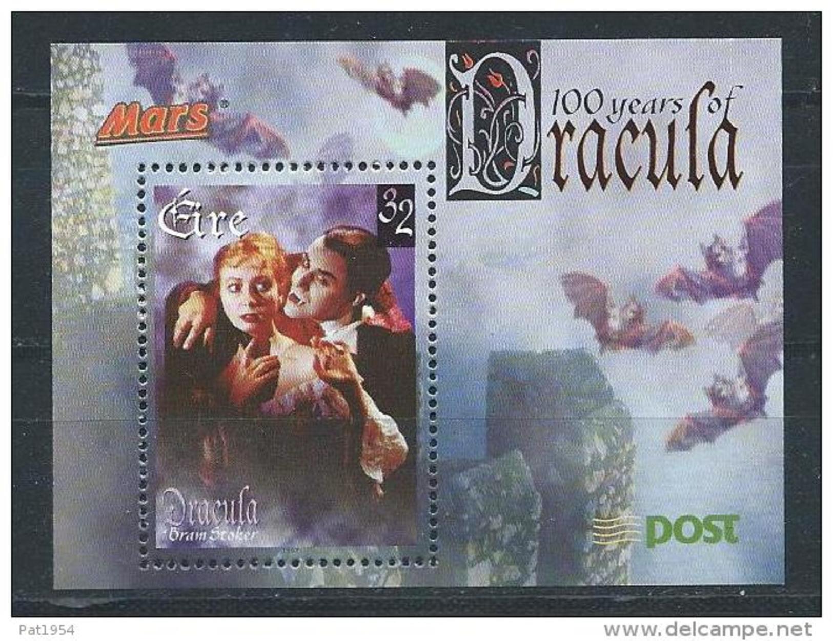 Irlande 1997 Bloc  N°27 Centenaire De Dracula - Blocs-feuillets