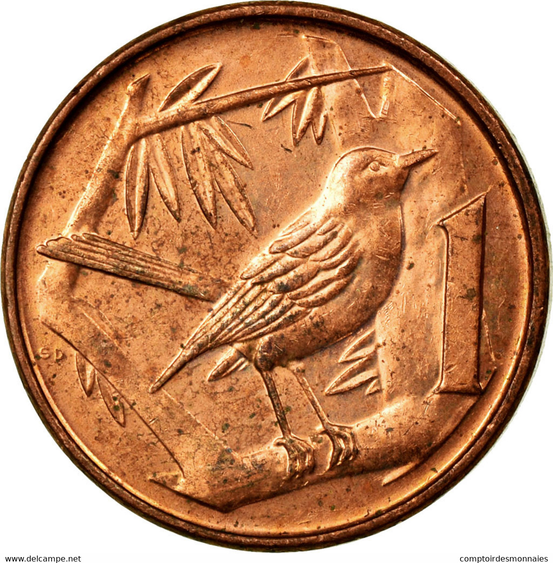 Monnaie, Îles Caïmans, Elizabeth II, Cent, 2002, TTB, Copper Plated Steel - Iles Caïmans