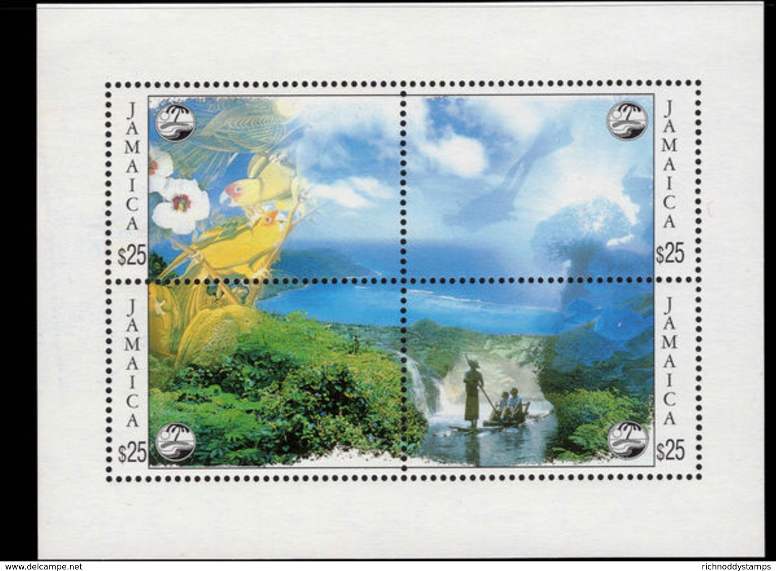 Jamaica 1994 Tourism Souvenir Sheet Unmounted Mint. - Jamaica (1962-...)