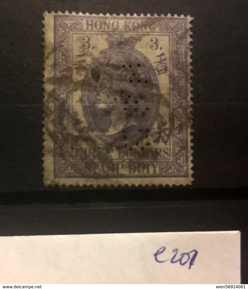 E201 Hong Kong Collection - Sellos Fiscal-postal