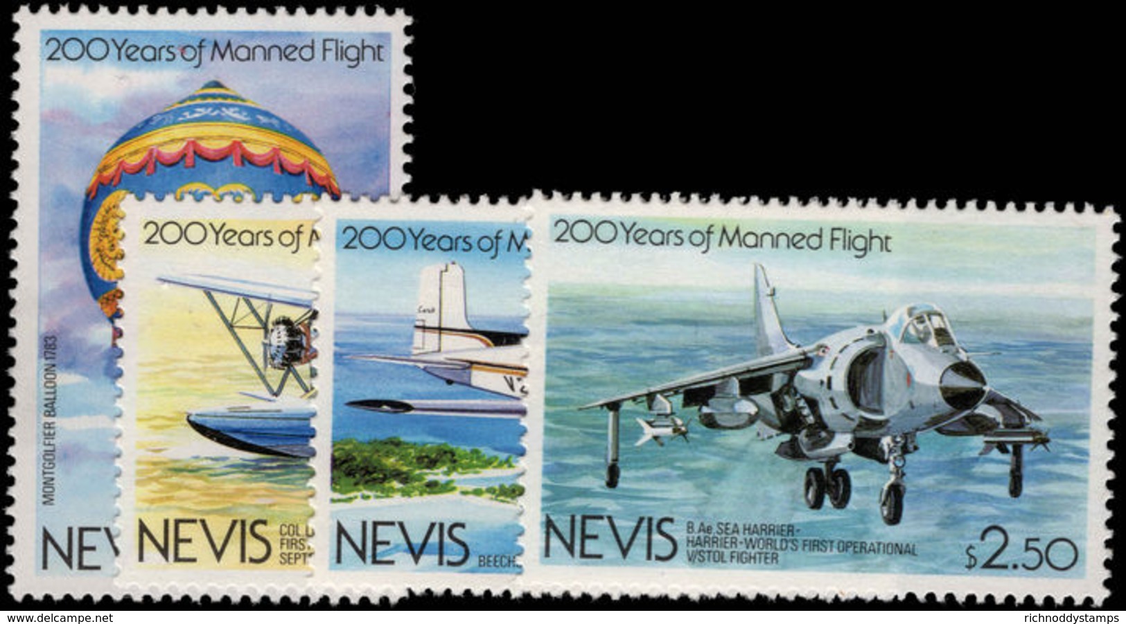 Nevis 1983 Bicentenary Of Manned Flight Unmounted Mint. - St.Kitts And Nevis ( 1983-...)