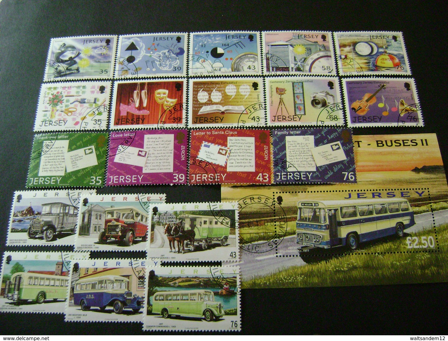 Jersey 2008 Commemorative/special Issues (between SG 1350 And 1408) 4 Images - Used - Jersey