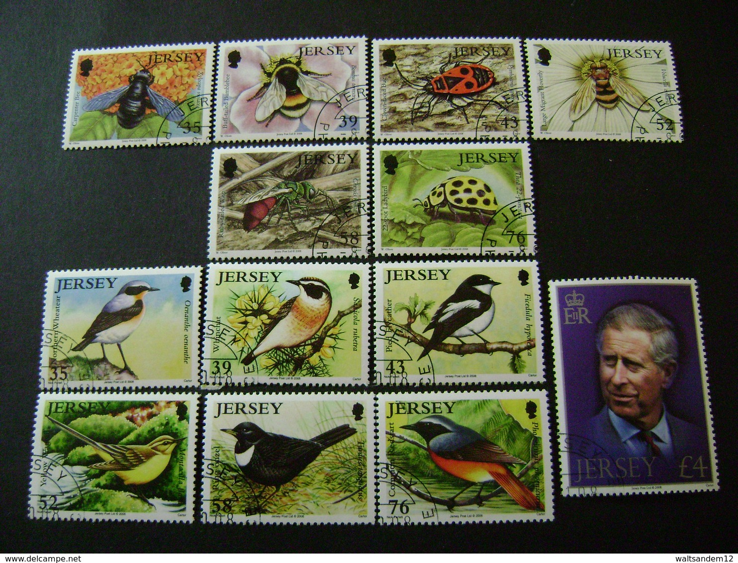 Jersey 2008 Commemorative/special Issues (between SG 1350 And 1408) 4 Images - Used - Jersey