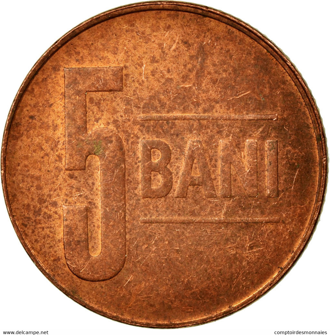 Monnaie, Roumanie, 5 Bani, 2010, Bucharest, TTB, Copper Plated Steel, KM:190 - Roumanie