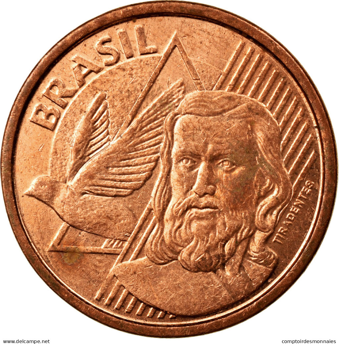 Monnaie, Brésil, 5 Centavos, 2013, TTB, Copper Plated Steel, KM:648 - Brasil