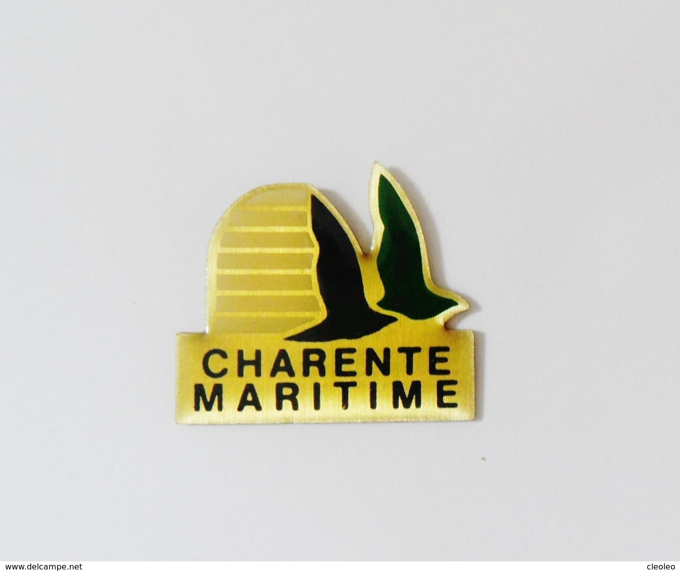 Pin's Logo Département Charente Maritime Oiseaux  - BL3 - Other & Unclassified