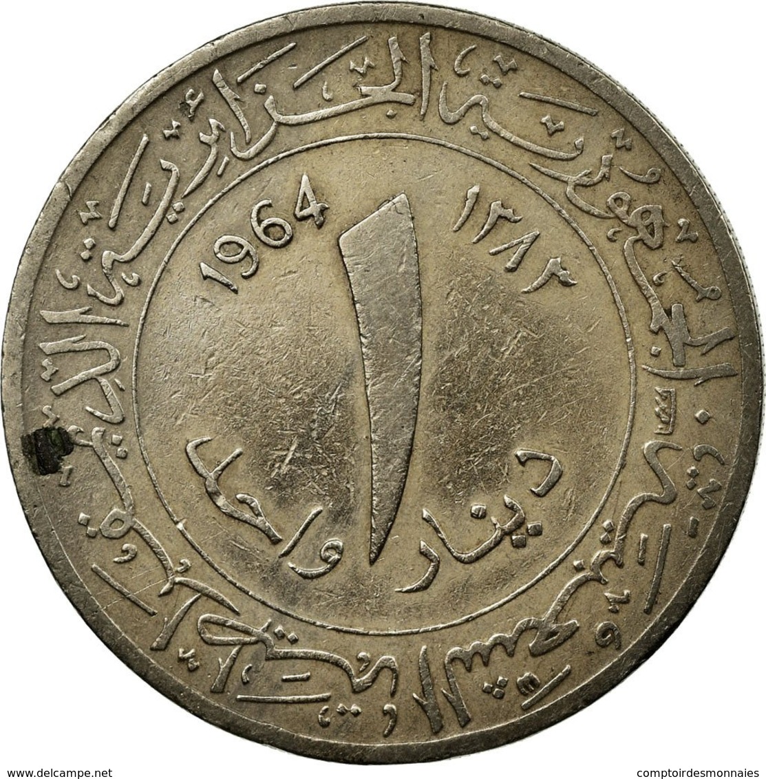 Monnaie, Algeria, Dinar, 1964/AH1383, Paris, TTB, Copper-nickel, KM:100 - Algérie