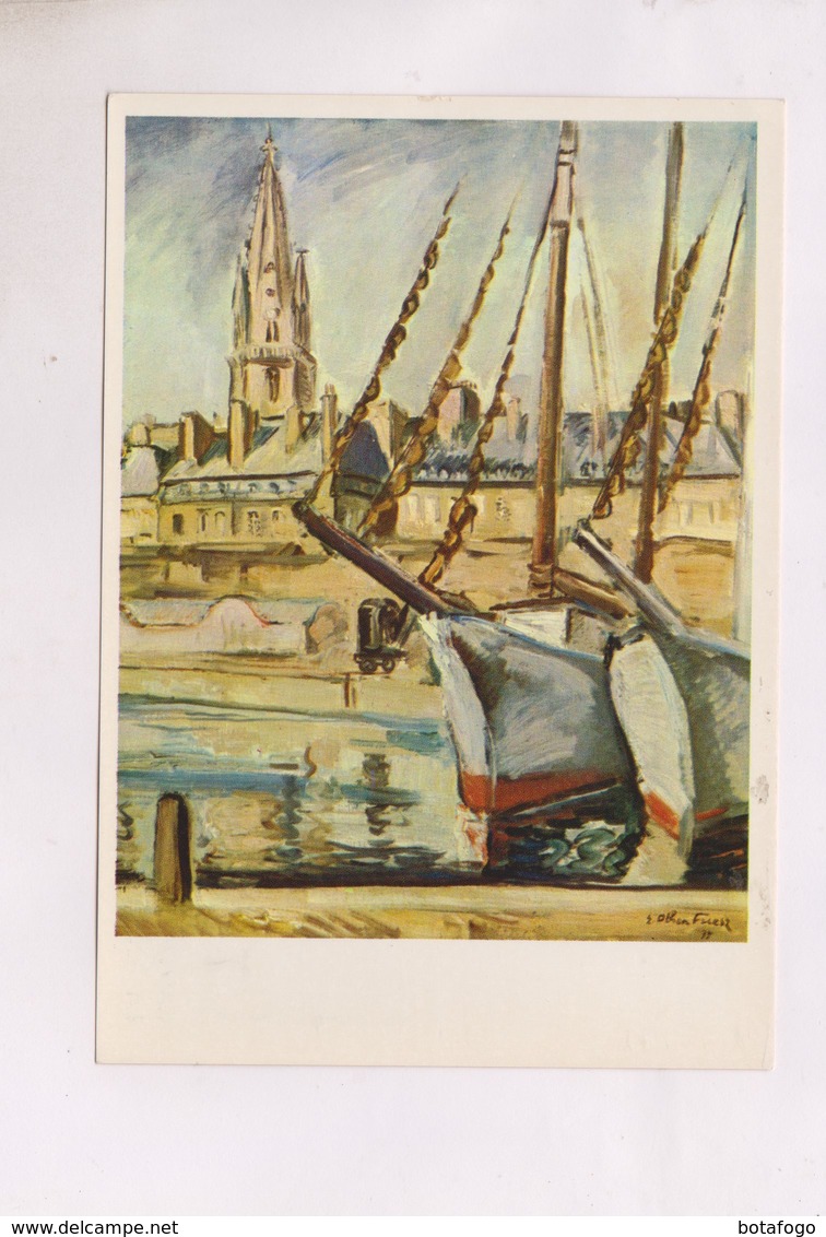 CPM FRIESZ, LE PORT DE ST MALO - Peintures & Tableaux