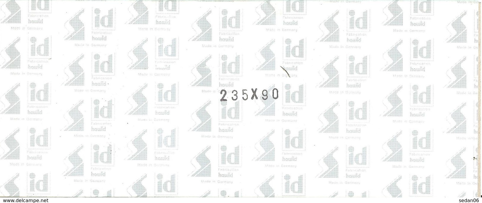 I.D. - Bandes 235x90 Fond Noir (double Soudure) - Mounts