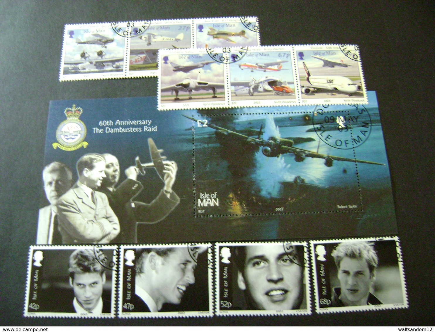 Isle Of Man 2003 Commemorative/special Issues (SG 1047-1072, Ms1073, 1074-1077, 1079-1100, 1111-1124) 4 Images - Used - Isle Of Man