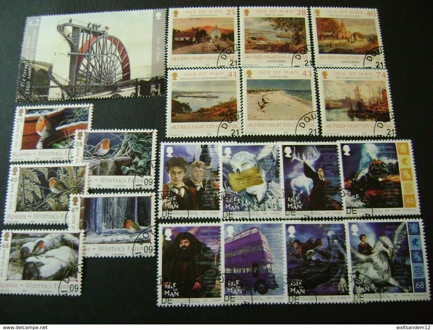 Isle Of Man 2004 Commemorative/special Issues (SG 1125-38, Ms1139, 1140-66, 1177-83, 1185-89, 1191-98) 3 Images - Used - Isle Of Man