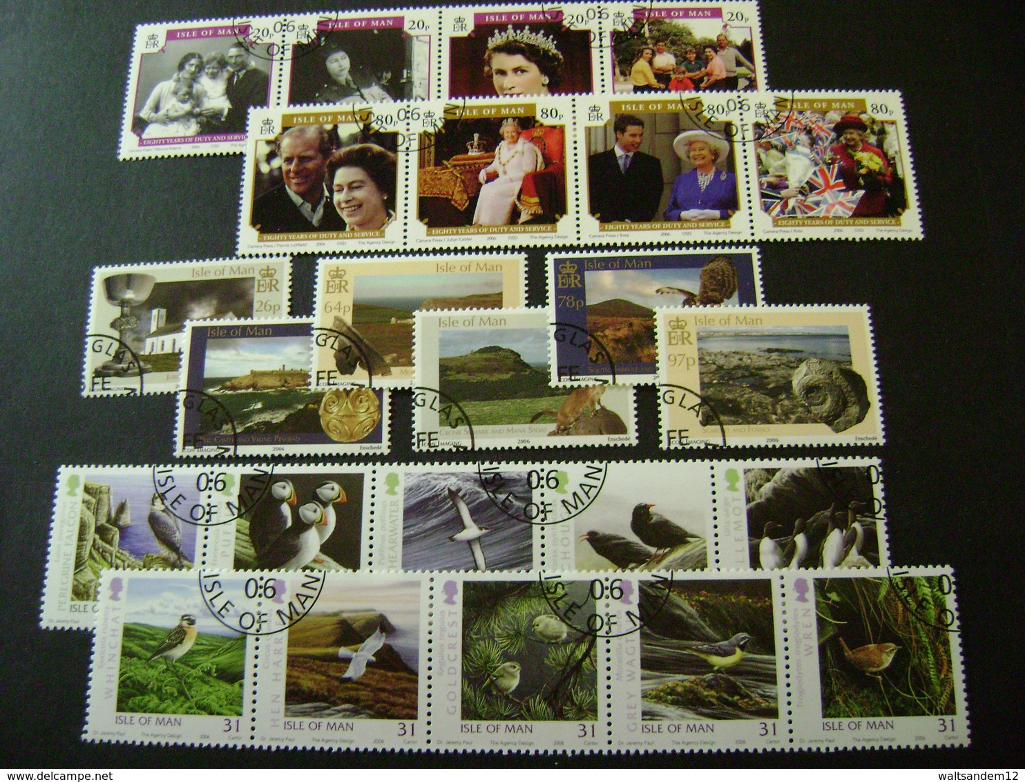 Isle Of Man 2006 Commemorative/special Issues (SG 1270-1293, Ms1294, 1295-1327, Ms1330) 4 Images - Used - Isle Of Man