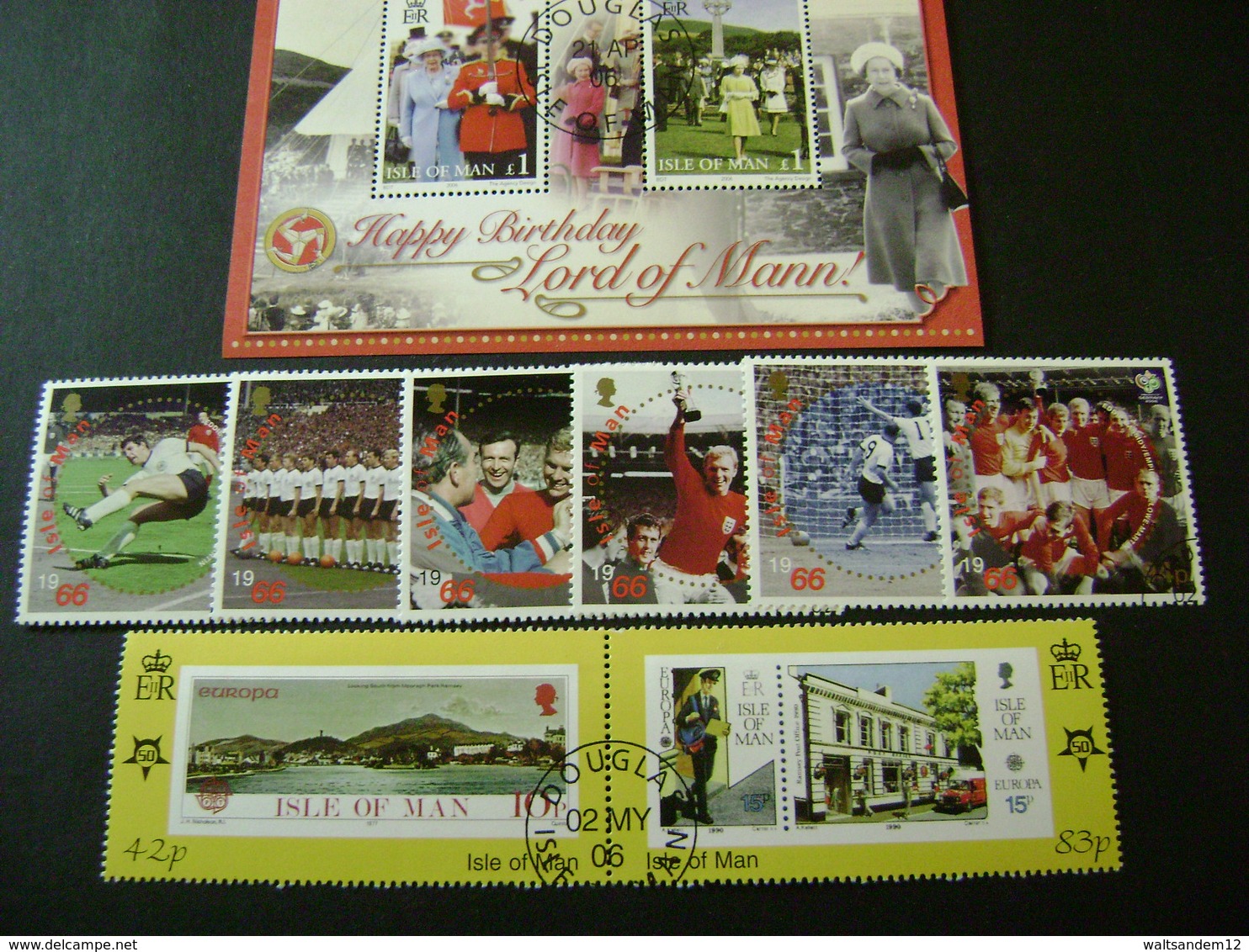 Isle Of Man 2006 Commemorative/special Issues (SG 1270-1293, Ms1294, 1295-1327, Ms1330) 4 Images - Used - Isle Of Man