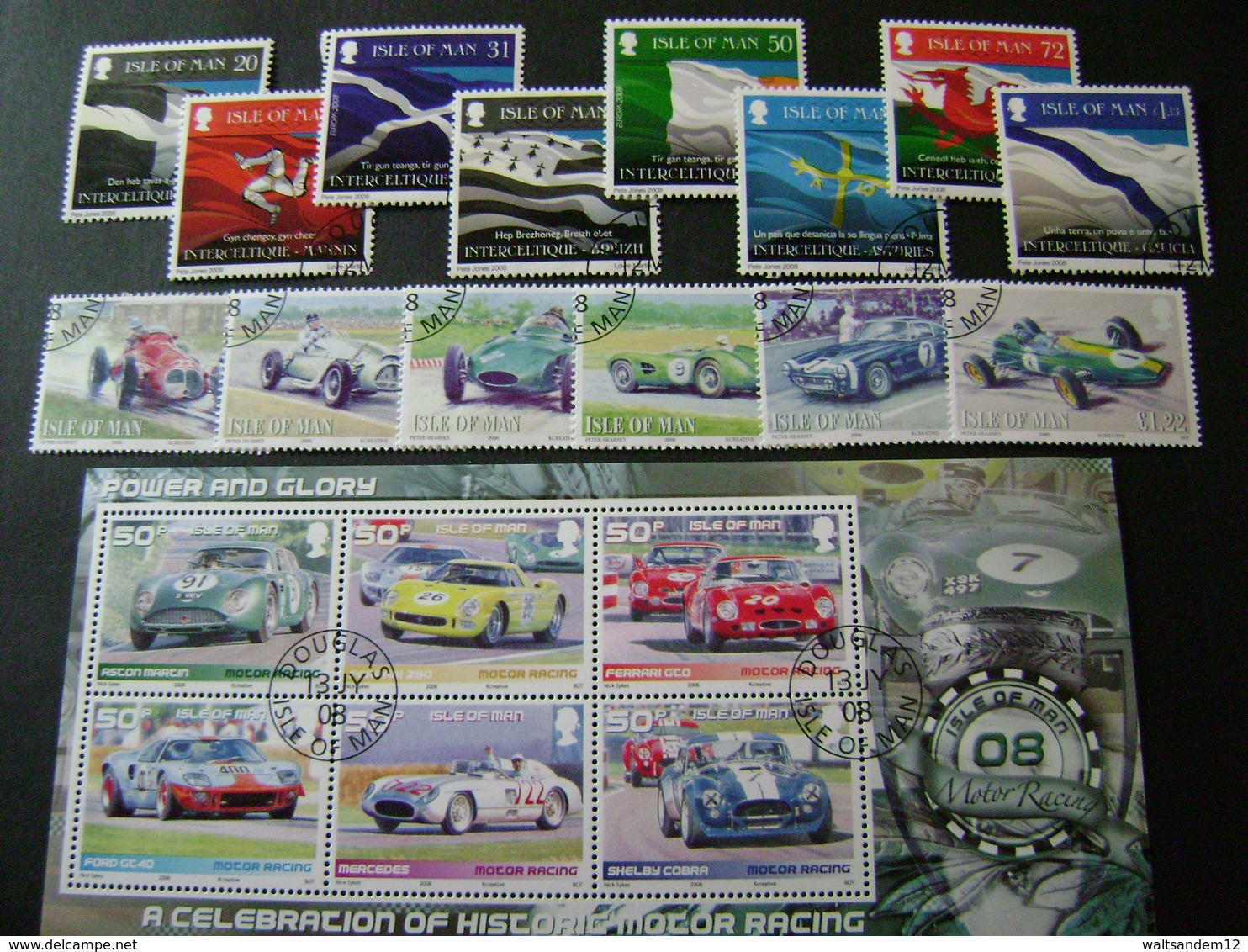 Isle Of Man 2008 Commemorative/special Issues (between SG 1405 And 1472 - See Description) 5 Images - Used - Isle Of Man