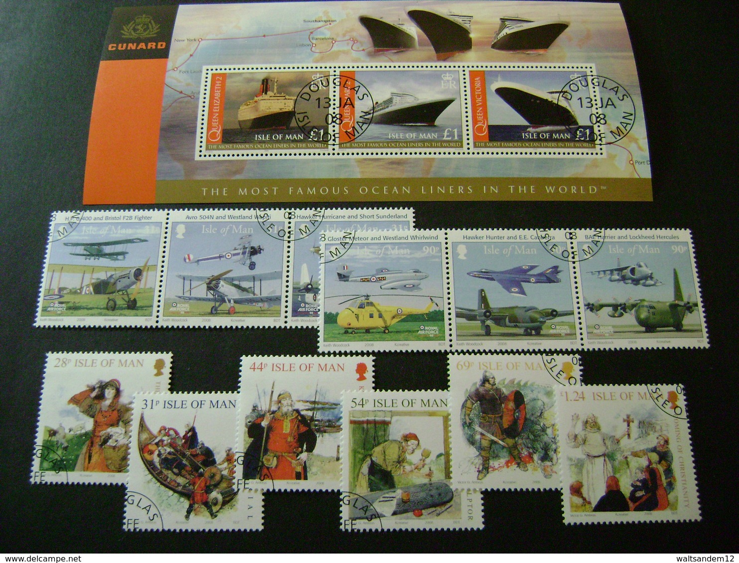 Isle Of Man 2008 Commemorative/special Issues (between SG 1405 And 1472 - See Description) 5 Images - Used - Isle Of Man