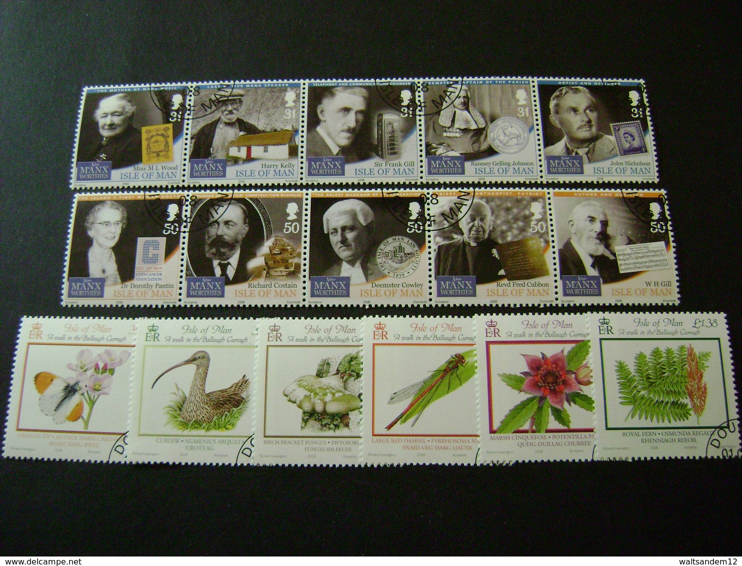 Isle Of Man 2008 Commemorative/special Issues (between SG 1405 And 1472 - See Description) 5 Images - Used - Isle Of Man