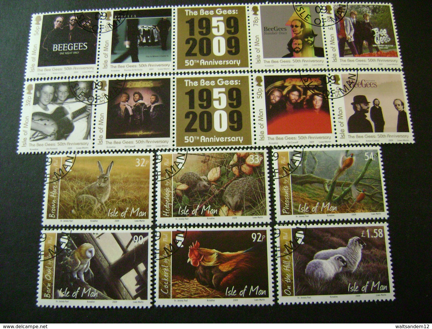 Isle Of Man 2009 Commemorative/special Issues (between SG 1473 And 1554 - See Description) 6 Images - Used - Isle Of Man