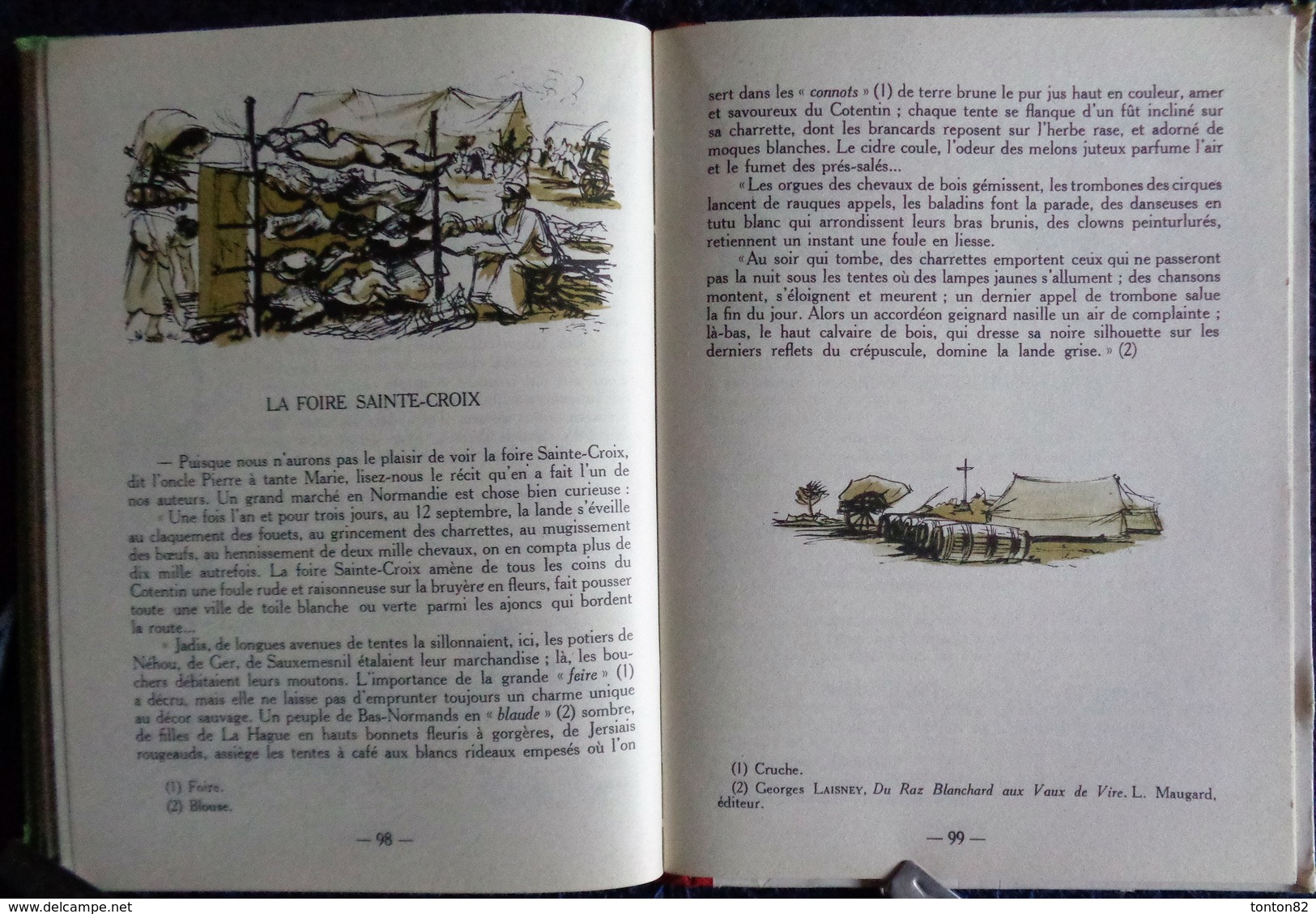 J. Vadaine - Au cœur de la Normandie - Lectures - Éditions de l' École - ( 1993 ) .