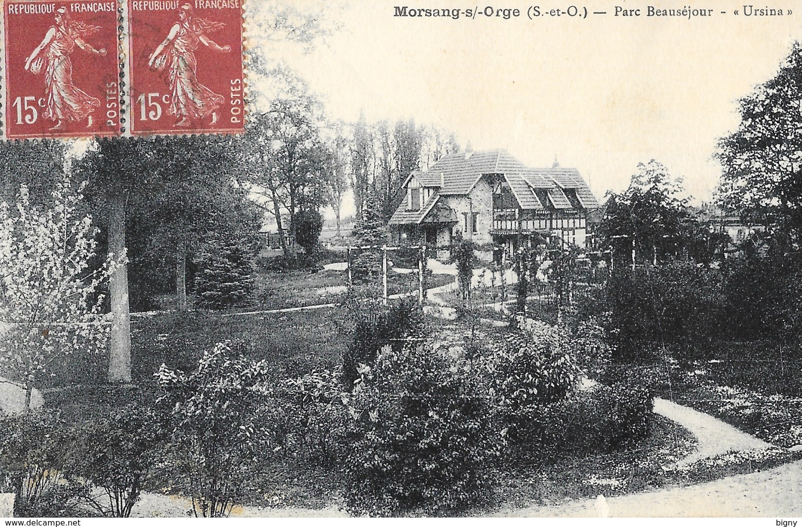 MORSANG-sur-ORGE  (91-Essonne)  Parc Beauséjour " Ursina " - Morsang Sur Orge